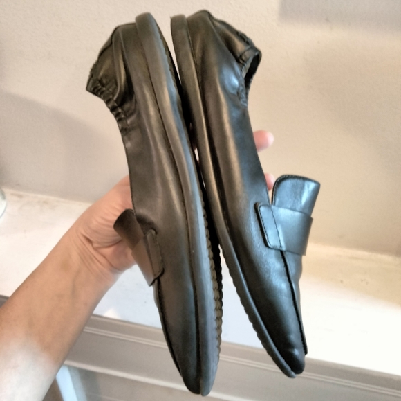 Cole Haan Grand Ambition Ambassador  leather flats black 9B - Picture 7 of 10